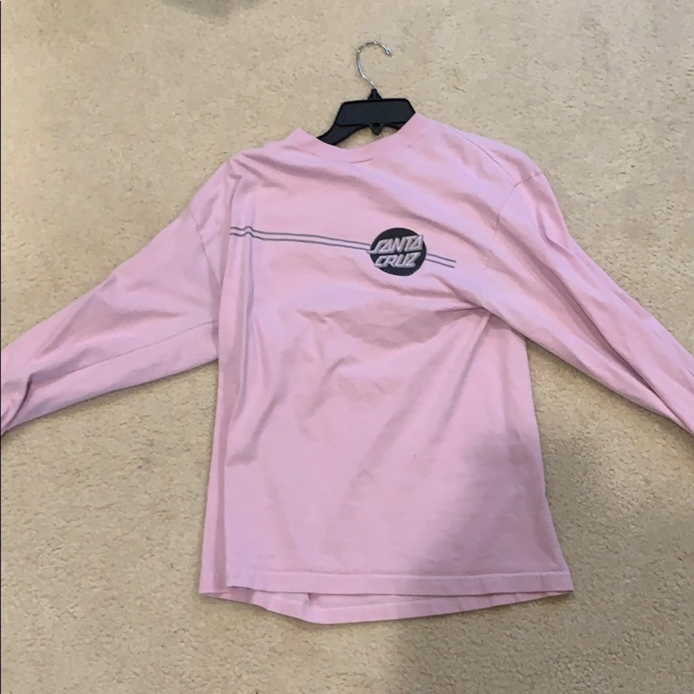 Pink/White Santa Cruz Longsleeve Small